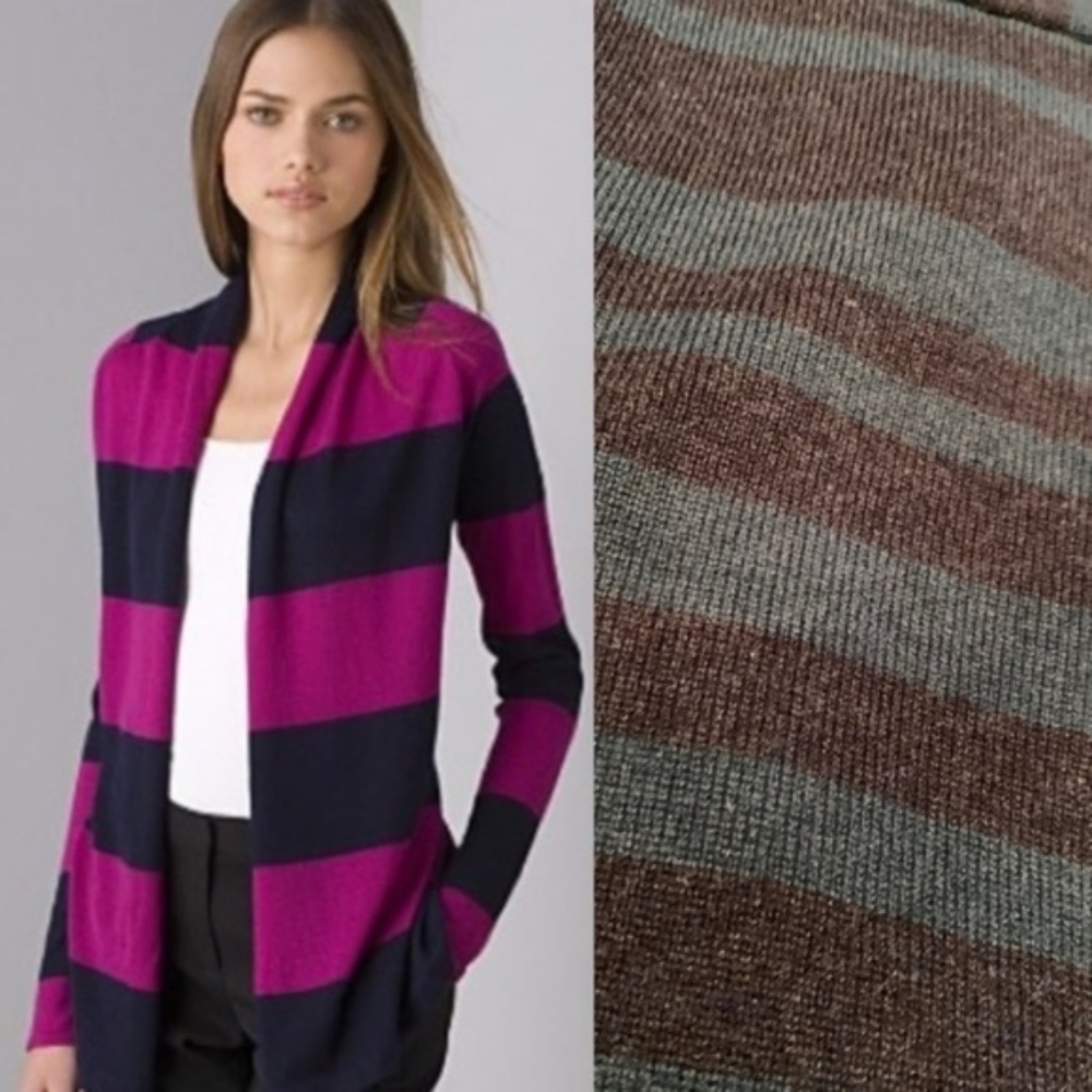 Theory Ashtry 100% cashmere open cardigan P/TP